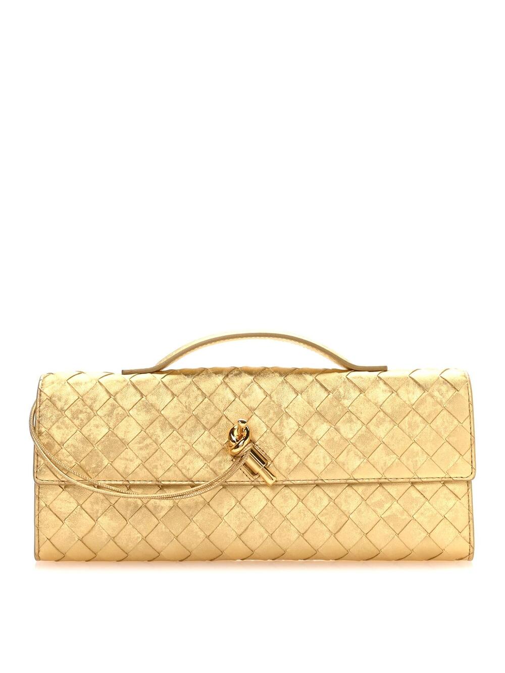 Bottega Veneta Metallic Satin Lambskin #372506B38B